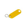 Wedo 262813405 Lot de 100 Porte-Clés avec Crochet en S Jaune