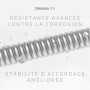 D'Addario XS Cordes de guitare acoustique, Phosphore Bronze, Léger, 12-53