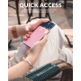 VULKIT Carte Portefeuille pour Hommes Titulaire de la Carte de Crédit RFID Blocage Pop Up Porte-Carte Femmes Minimaliste Portefe