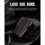 MYSHION Portefeuille Pop Up pour Homme avec Poche à Monnaie, Portefeuille Trifold avec Fenêtre d'Identité, Porte-Cartes Intellig