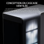 CORSAIR Frame 4500X LX-R RGB Link Boîtier PC Moyen-Tour en Verre Panoramique – Système de Fixation du Ventilateur InfiniRail, Pe