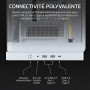 CORSAIR Frame 4500X LX-R RGB Link Boîtier PC Moyen-Tour en Verre Panoramique – Système de Fixation du Ventilateur InfiniRail, Pe