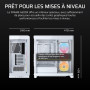 CORSAIR Frame 4500X LX-R RGB Link Boîtier PC Moyen-Tour en Verre Panoramique – Système de Fixation du Ventilateur InfiniRail, Pe