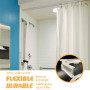 Rail de rideau de plafond flexible | Rail de rideau incurvé de 3 m avec rouleaux silencieux | Support pliable pour baie de douch