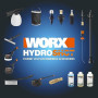 WORX Nettoyeur Haute Pression sans Fil Brushless 20V Hydroshot WG633E, Outil Mobile sans raccord d'eau Fixe, livré ave 1 Batteri
