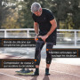 Flytex Maintiens de compression pour genoux et jambes V2 noir