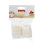 Zenker 43423 Caissettes en papier, lot de 240 moules papier, moules à chocolat, Blanc - Ø30 x 25 mm