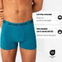 ANTONIO ROSSI (lot de 12) boxers ajustés pour hommes - Boxers pour hommes avec ceinture élastique