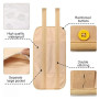 Pack D'Huile de Ricin,Compresse D'huile De Ricin,Castor Oil Pack,Kit de Pack D'Huile de Ricin (Ventre + Cou) pour Détox du Foie