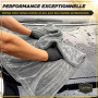 CarMax® - Serviette de Séchage Voiture en Microfibre Twisted Loop – Haute Absorption – Séchage sans Traces – Sûre pour Peinture 