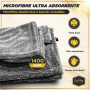 CarMax® - Serviette de Séchage Voiture en Microfibre Twisted Loop – Haute Absorption – Séchage sans Traces – Sûre pour Peinture 