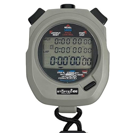 STOPTEC DIGITAL TIMING Chronomètre 496 - 500 Mémoire de Fichiers | Mécanisme de Point de Pression | Résistant aux Éclaboussures