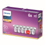 Philips LED classic, Ampoule équivalent 50 W, GU10, Lot de 6, Blanc Chaud (2700 Kelvin), 355 Lumens, Réflecteur