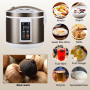 Jargrovs Machine de fermenteur d'ail noir automatique,5L multifonctionnelle machine de fermentateur intelligente, machine à yaou