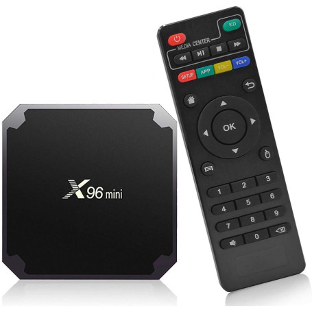 Box Android TV 4K X96 Mini Android TV Box 2Go/16Go Lecteur Multimédia de Diffusion en Continu Android 11 Best Chip AmlogicS905W2
