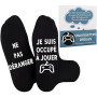 Merclix Chaussettes Homme 43-46 Rigolote Idee Cadeau Homme Papa Papy Ado Garcon Original Utile Cadeau Noel Anniversaire Fete des