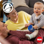 NUK Mini Magic Cup Tasse d’Apprentissage | Rebord antifuite 360° | 6+ mois | Poignées ergonomiques | 160 ml | Bleu et turquoise