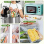 Diboniur Sac Sous Vide Alimentaire, 3 Rouleaux 28/25/20 x 300cm Sac Sous Vide, Réutilisable Sachet Sous Vide Alimentaire, Convie