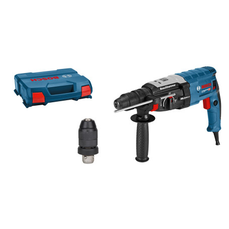 Bosch Professional perforateur GBH 2-28 F (avec poignée auxiliaire, butée de profondeur 210 mm, chiffon, mandrin automatique, ma