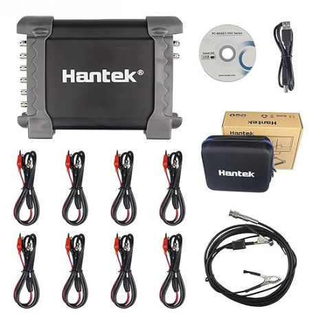 Hantek 1008C 8CH PC USB Diagnostic Programme DAQ Automobile Oscilloscope Générateur Multifonction