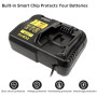 Chargeur de Batterie Li-ION 10,8 V -18 V pour DeWalt DCB112 DCB115 XR Multi Voltage