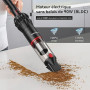 Akitas Aspirateur à Main sans Fil Puissant H2 – Ultra-léger 0,5 kg, Jusqu’à 26 Min d’Autonomie, Filtre HEPA & Acier, Accessoire