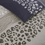 Vision - Parure de lit Réversible Wild - Set de Housse de Couette 140x200 cm avec 1 taie d'oreiller pour lit 1 Personne - 100% C