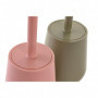Brosse de salle de wc DKD Home Decor Rose Vert PS (12 x 12 x 34,5 cm) (2 Unités) 37,99 €