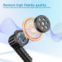PORFOYO Microphone sans Fil, 2.4G Micro Casque sans Fil, Micro Serre Tete sans Fil, Wireless Microphone Serre Tête, Transmission