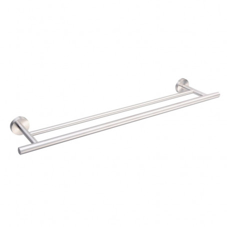 Porte-serviettes à barre DKD Home Decor Argenté Acier inoxydable (70 x 13,5 x 5, 36,99 €