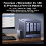 UGREEN NAS UPS, Alimentation de Secours CC 120W, Protecteur Contre surtensions, 12000mAh, Compatible exclusivement avec NAS DXP2