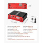 VEVOR Ampli Voiture Monobloc, Amplificateur Audio Auto 1 Canal, Classe D, 2000 W RMS Max, Stable sous 1/2/4 ohms, avec Télécomma