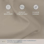 Dreamzie Drap Housse 160 x 200 Bonnet 35 cm pour Matelas Épais - 100% Microfibre - Lin, Certifié sans Produits Chimiques (Oeko T