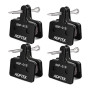 AGPTEK 4 Paires Plaquettes de Frein Vélo à Disque, Bicyclette Patins de Frein Semi-Métalliques pour Shimano TRP Tektro Deore M57