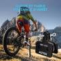 AGPTEK 4 Paires Plaquettes de Frein Vélo à Disque, Bicyclette Patins de Frein Semi-Métalliques pour Shimano TRP Tektro Deore M57