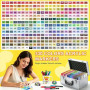 Lyuvie 330 Colours Feutre Acrylique, Acrylic Paint Brush Marker à Peinture à Base D'eau, Marqueur Peinture Acrylique pour la Pei