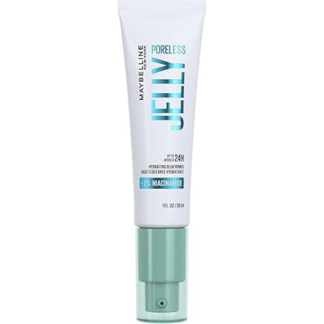 MAYBELLINE NEW YORK - Poreless Jelly - Base De Teint Floutante - Floute & Hydrate Pendant 24H* - Texture Gel Ultra-Fraîche - 2 %