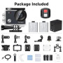 AKASO Caméra Sport 4K Etanche WiFi Action Caméra Sportive Ultra Full HD Stabilisateur avec Télécommande Écran Tactile 30fps Angl