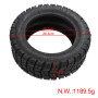 Geieold 11 Pouces 100/65-6,5 Électrique Scooter Vide Roue Pneu Pneu sans Tuyau pour DT Widen Offroad Pneu avec Valve de Pneu