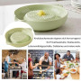 Norhogo Râpe en céramique, râpe à gingembre en céramique, livrée avec brosse, râpe à ail, râpe à légumes, pour gingembre, ail, o