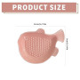 KHDULQ Râpe en céramique rose - Râpe à ail - Râpe à muscade - Râpe à gingembre - Râpe à pommes - Petits poissons roses - Pour cu