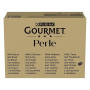 GOURMET | Perle | Les Filettines en Sauce | Aliment Complet pour Chat Adulte | Sachets Fraîcheur | Au Boeuf, Au Poulet, Au Thon,