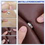 Mousqueton sac a Main 50Pcs Mercerie couture accessoire,Sangle couture Boucles sac à dos, Mousqueton Pivotant Couture,Anneau sac