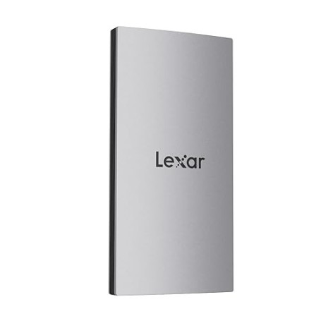 Lexar ES3 SSD Externe 2To, USB3.2 Gen2 Portable SSD, PSSD jusqu'à 1 050Mo/s en Lecture, 1 000Mo/s en écriture, Disque SSD Extern