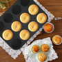 Kit d'outils de cuisson Aschef 9en1 - Moules à gâteau individuel en silicone antiadhésif, plaque à biscuits, moules à tarte, rés