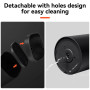 Blocs Couteaux Vides de Cuisine, Porte Couteaux sans Couteaux, Universel Porte-Couteaux Noir, Support Couteau de Cuisine, Rangem