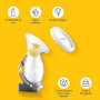 Medela recueil lait maternel en silicone pour les mères qui allaitent, économiseur de lait avec une base à ventouse et un couver