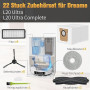 RUKHOOL L20 Ultra Accessoires pour Dreame L20 Ultra Complete / L20 Ultra Aspirateur Kit Pièces de Rechange, 4 Sacs à Poussière,