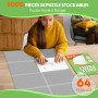Nariolar Ultra-Adhérent Transparent Colle Puzzle pour 8x1000 Pièces de Puzzle,64 Feuilles de Conservation Facile en Quelques Min