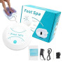 Behogan Bain de pieds ionique: détox ionique blanc pour bain de pieds, spa ionique pour les pieds, machine de bain de pieds ioni